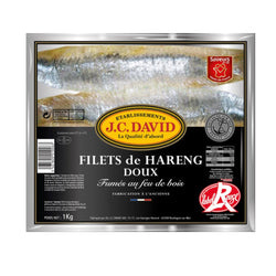 Smoked herring fillets