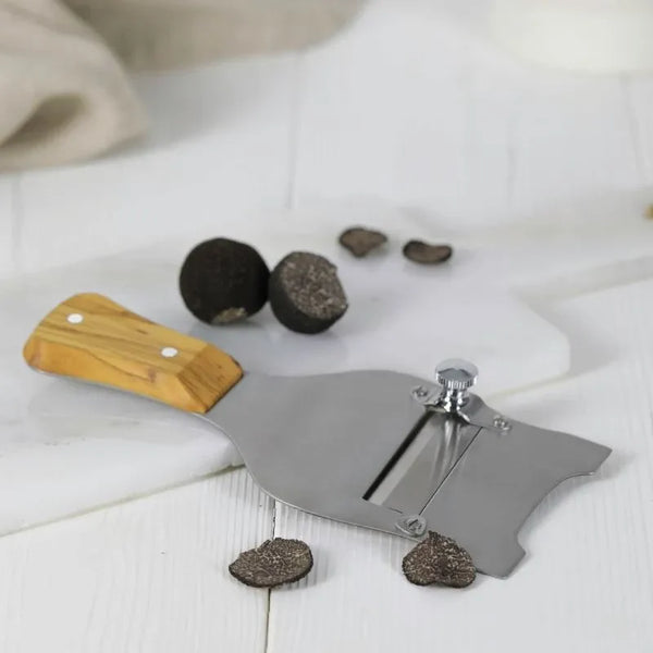 Truffle Mandoline with olive wood handle